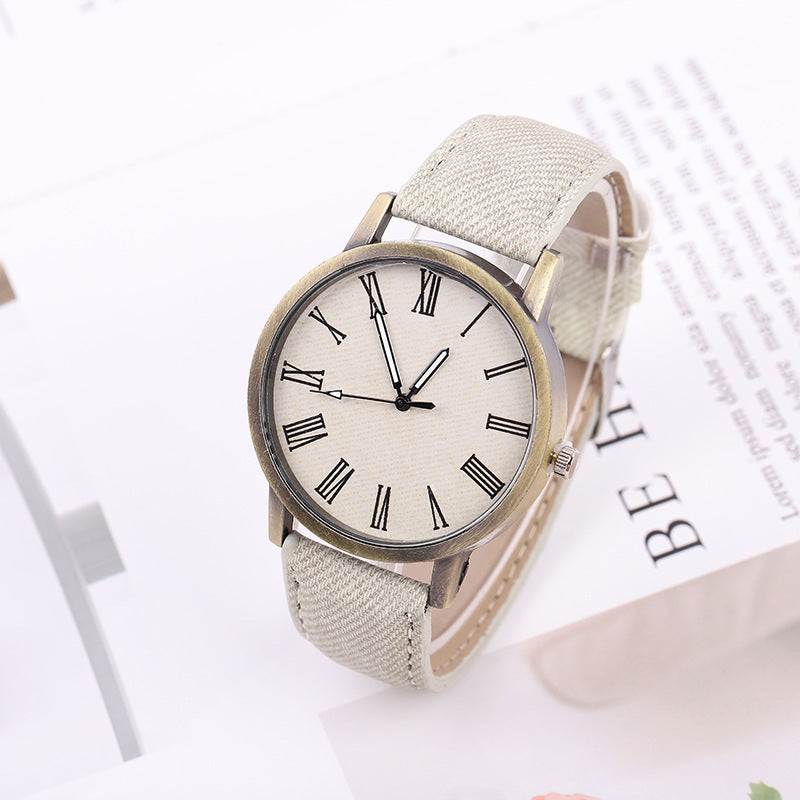 Women's Casual Denim Belt Quartz Watch