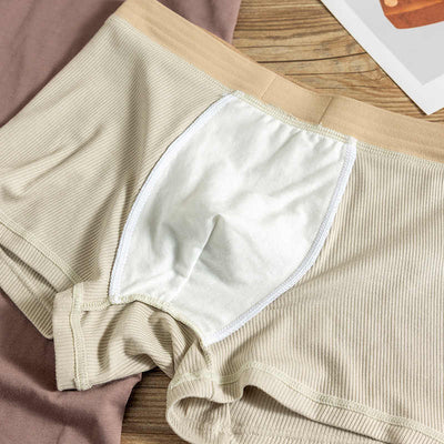 Men's Underwear Breathable Moor Cotton Polylactic Acid Boxers