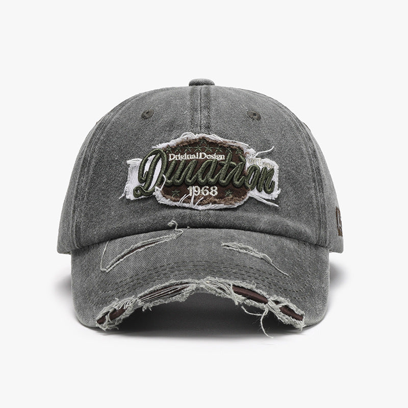 Spring Soft Top Letter Three-dimensional Embroidery Men's Baseball Cap