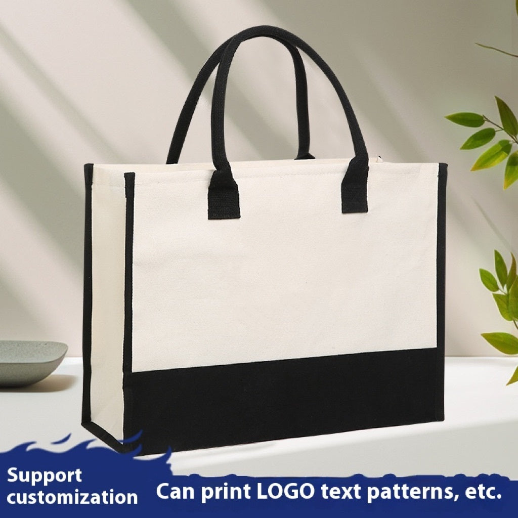 Canvas Tote Bag And Canvas Cosmetic Bag - Customizable Pattern